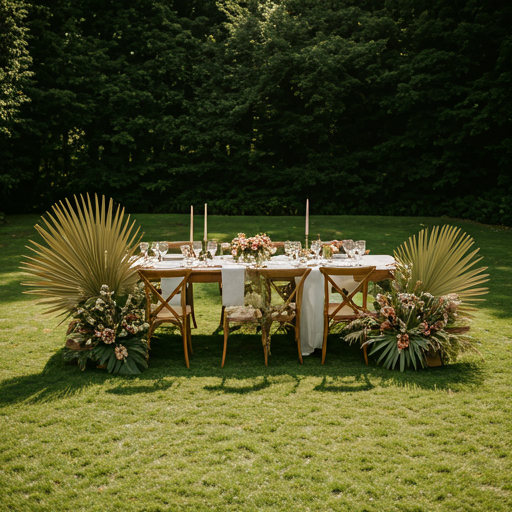 Outdoor Table Setting